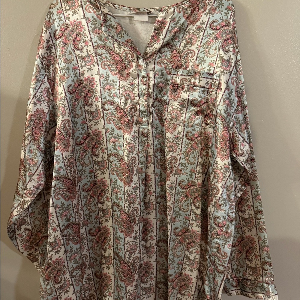 Floral Paisley‎ Women's Pajama nightgown